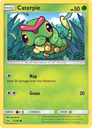 Caterpie (001/149) [SM Base Set] - Common