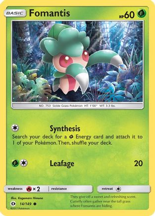Fomantis (014/149) [SM Base Set] - Common