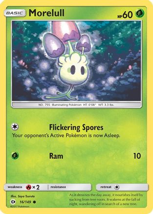 Morelull (016/149) [SM Base Set] - Common