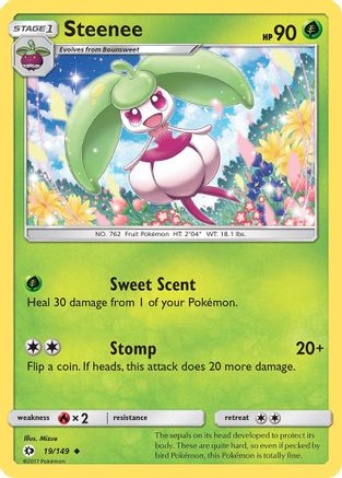 Steenee (019/149) [SM Base Set] - Uncommon