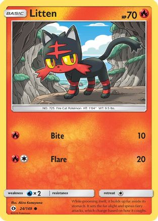 Litten (024/149) [SM Base Set] - Common