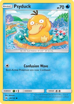 Psyduck (028/149) [SM Base Set] Reverse Holofoil - Common