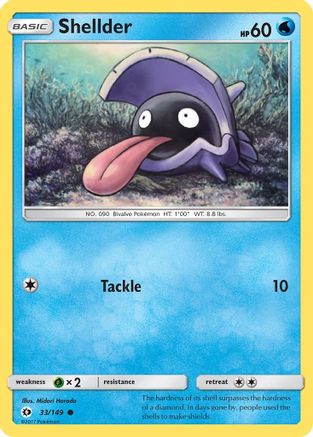 Shellder (033/149) [SM Base Set] - Common