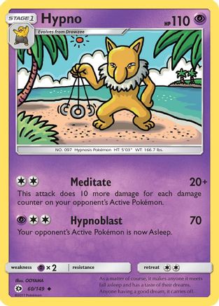 Hypno (060/149) [SM Base Set] - Uncommon