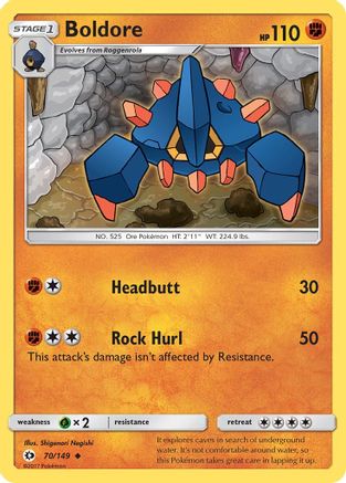 Boldore (070/149) [SM Base Set] - Uncommon