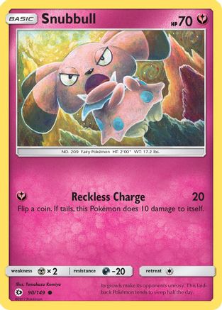 Snubbull (090/149) [SM Base Set] Reverse Holofoil - Common