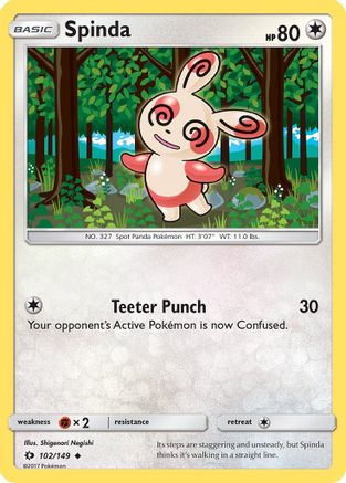 Spinda (102/149) [SM Base Set] - Uncommon