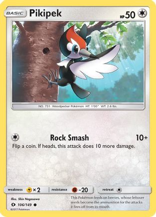 Pikipek (106/149) [SM Base Set] - Common
