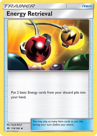 Energy Retrieval (116/149) [SM Base Set] - Uncommon