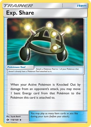 Exp. Share (118/149) [SM Base Set] - Uncommon