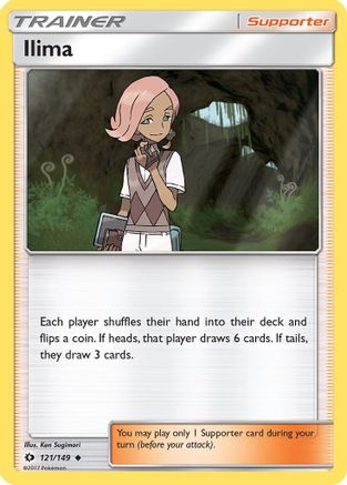 Ilima (121/149) [SM Base Set] Reverse Holofoil - Uncommon