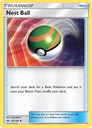 Nest Ball (123/149) [SM Base Set] - Uncommon