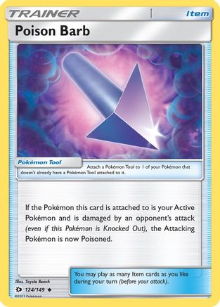 Poison Barb (124/149) [SM Base Set] - Uncommon
