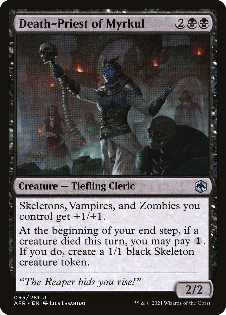 Death-Priest of Myrkul (AFR-095) [Adventures in the Forgotten Realms] Foil