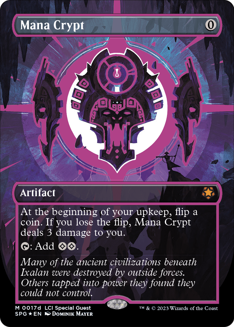 Mana Crypt (SPG-17D) (Borderless) [Special Guests] Foil