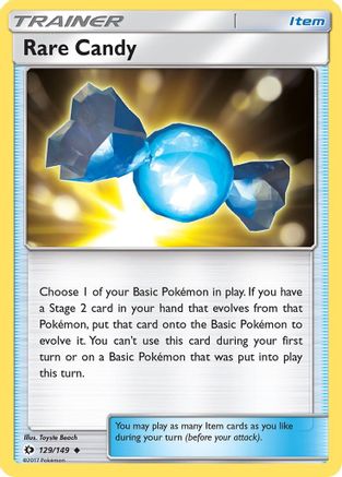 Rare Candy (129/149) [SM Base Set] - Uncommon