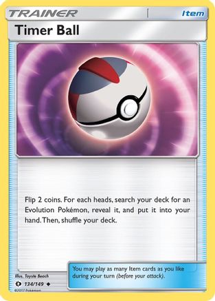 Timer Ball (134/149) [SM Base Set] - Uncommon
