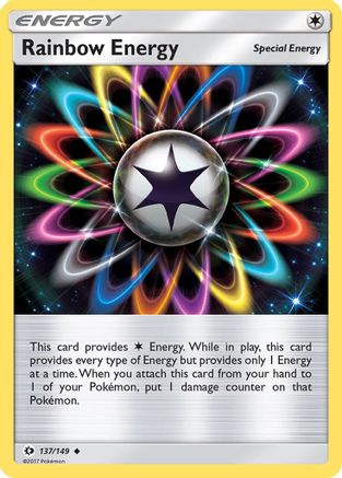 Rainbow Energy (137/149) [SM Base Set] Reverse Holofoil - Uncommon