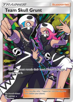 Team Skull Grunt (Full Art) (149/149) [SM Base Set] Holofoil - Ultra Rare