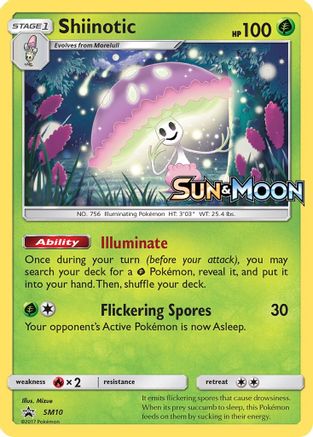 Shiinotic - SM10 (Prerelease) (SM10/248) [SM Promos] Holofoil - Promo