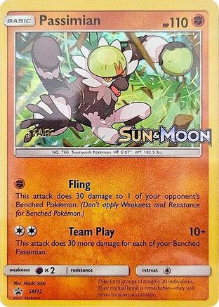 Passimian - SM12 (Prerelease) [Staff] (SM12) [SM Promos] Holofoil - Promo
