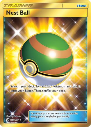 Nest Ball (Secret) (158/149) [SM Base Set] Holofoil - Secret Rare
