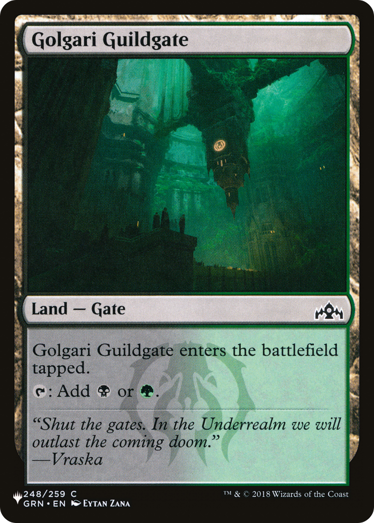 Golgari Guildgate (LIST-GRN-248) [The List Reprints]