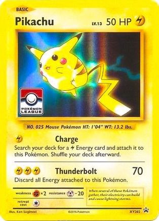 Pikachu (Pokemon League) (XY202/211) [League & Championship Cards] Holofoil - Promo