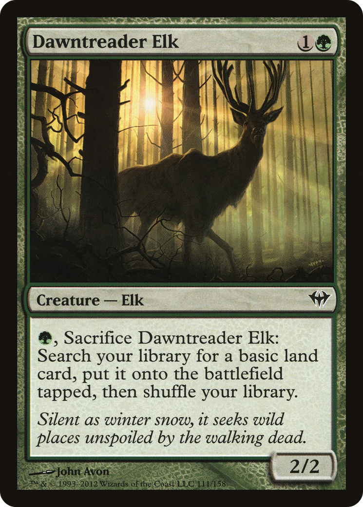 Dawntreader Elk (DKA-111) [Dark Ascension]