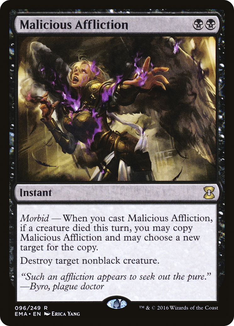 Malicious Affliction (EMA-096) [Eternal Masters] Foil