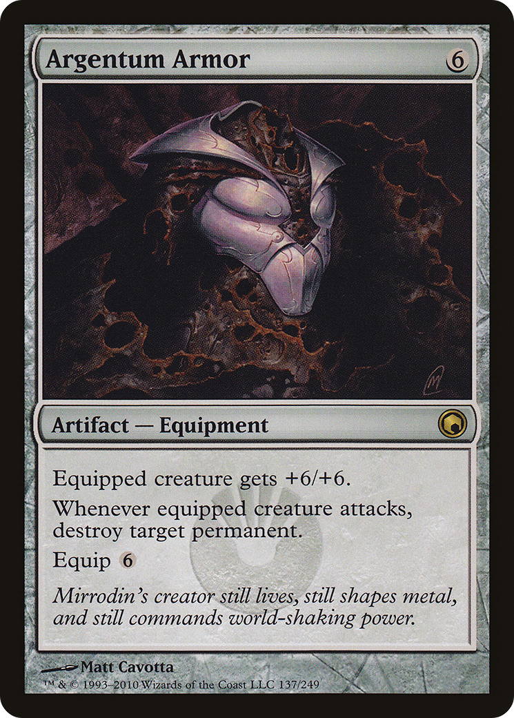 Argentum Armor (SOM-137) [Scars of Mirrodin] Foil