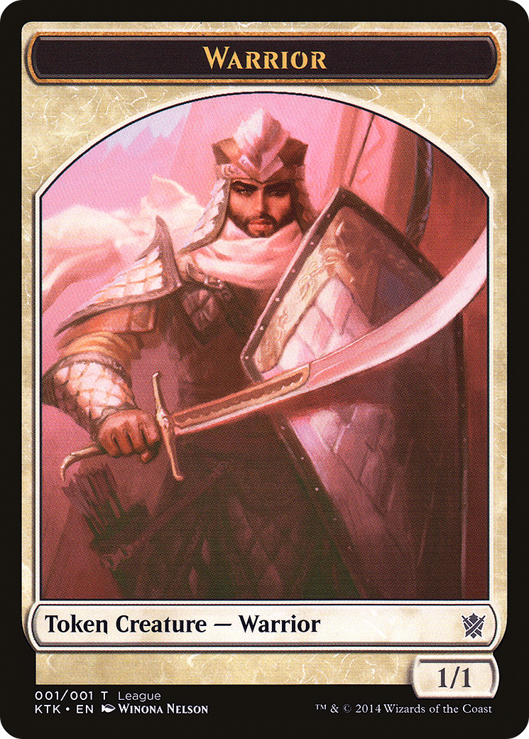 Warrior Token (LEP-001) [League Tokens 2014]