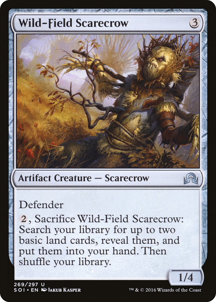 Wild-Field Scarecrow (SOI-269) [Shadows over Innistrad] Foil