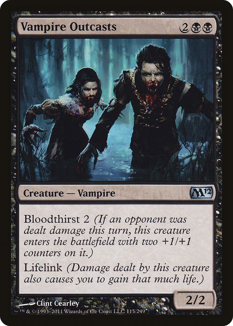 Vampire Outcasts (M12-115) [Magic 2012] Foil