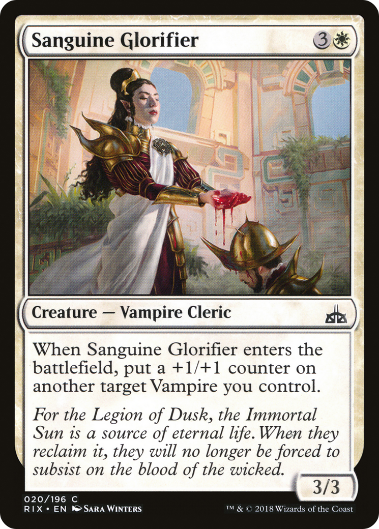 Sanguine Glorifier (RIX-020) [Rivals of Ixalan]
