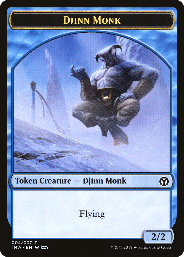 Djinn Monk Token (IMA-004) [Iconic Masters Tokens]