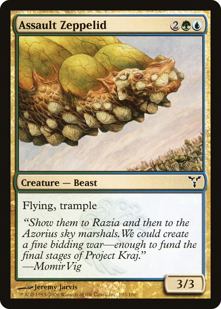 Assault Zeppelid (DIS-103) [Dissension] Foil