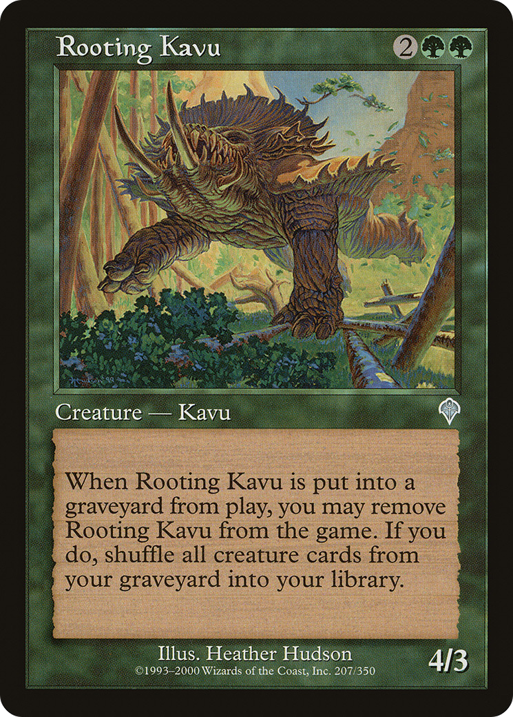 Rooting Kavu (INV-207) [Invasion] Foil