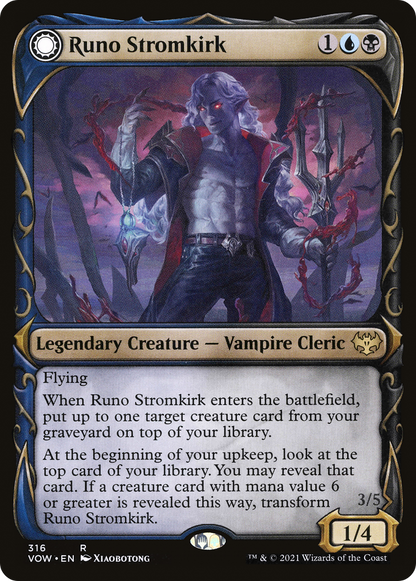 Runo Stromkirk (Showcase) (VOW-316) [Innistrad: Crimson Vow] Foil