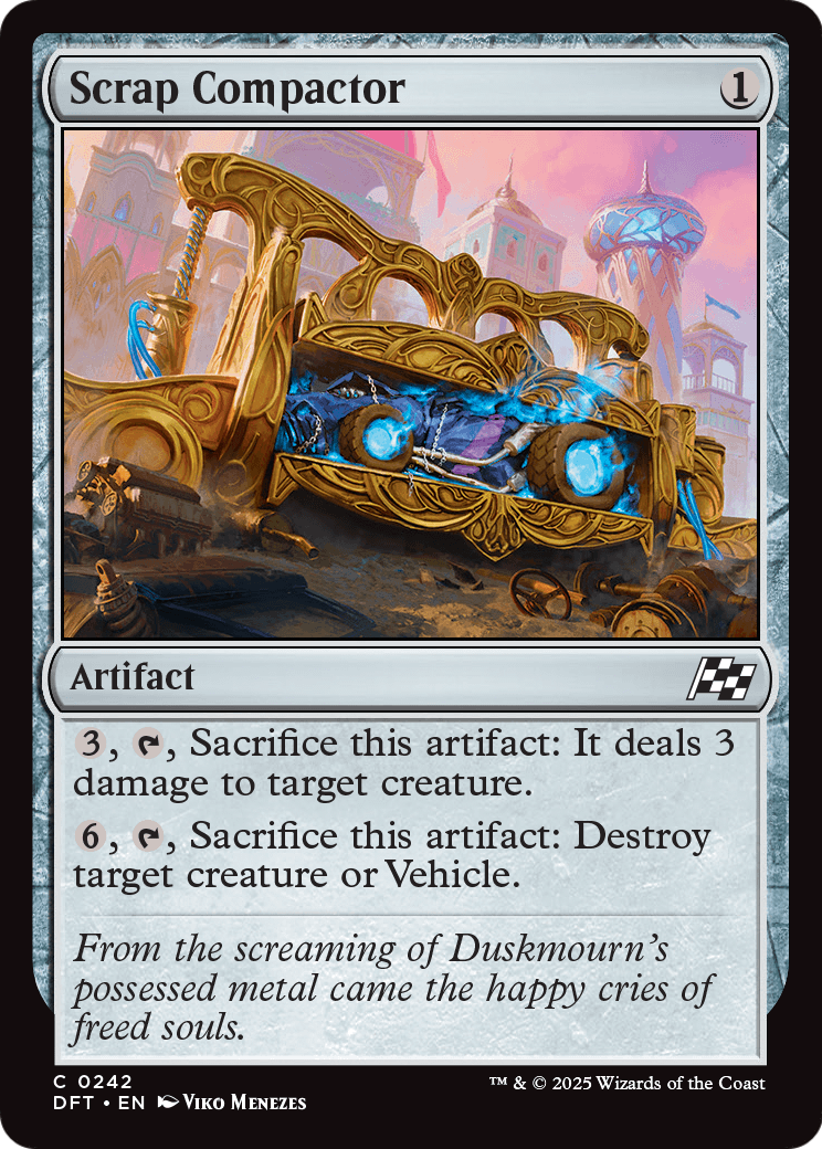 Scrap Compactor (DFT-242) [Aetherdrift] Foil