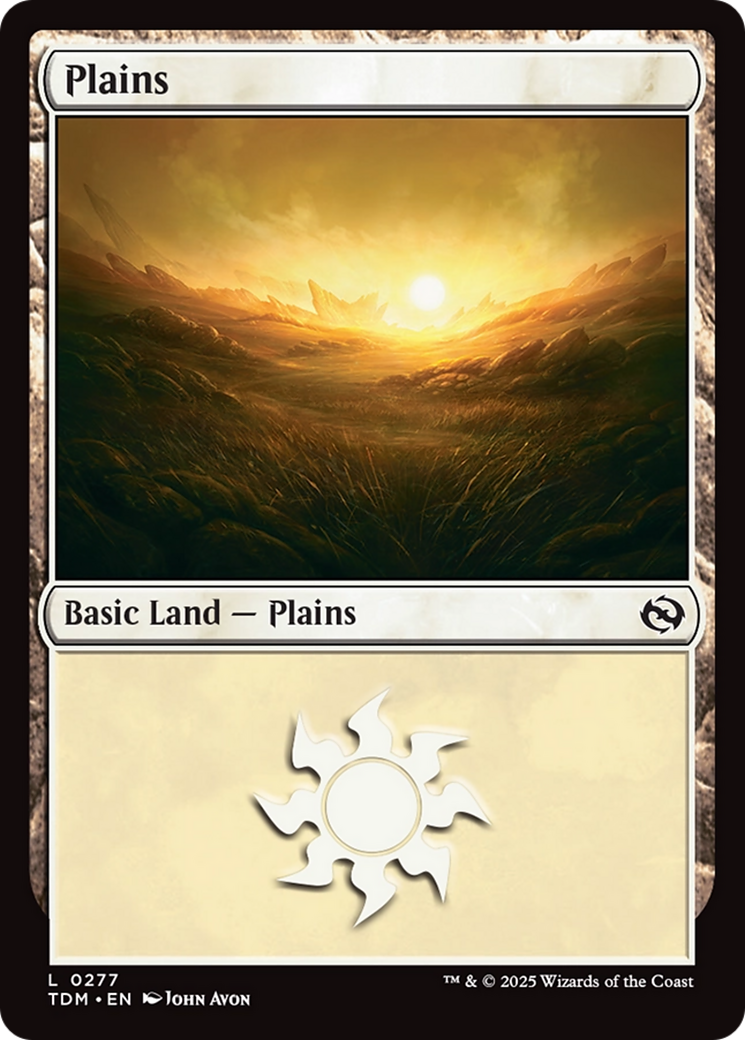 Plains (TDM-277) [Tarkir: Dragonstorm]