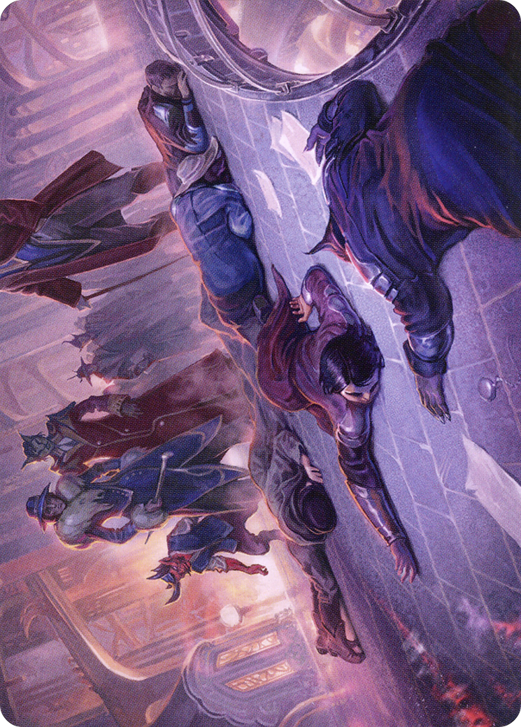 Make an Example // Make an Example (ASNC-056) (Borderless) [New Capenna Art Series] Foil