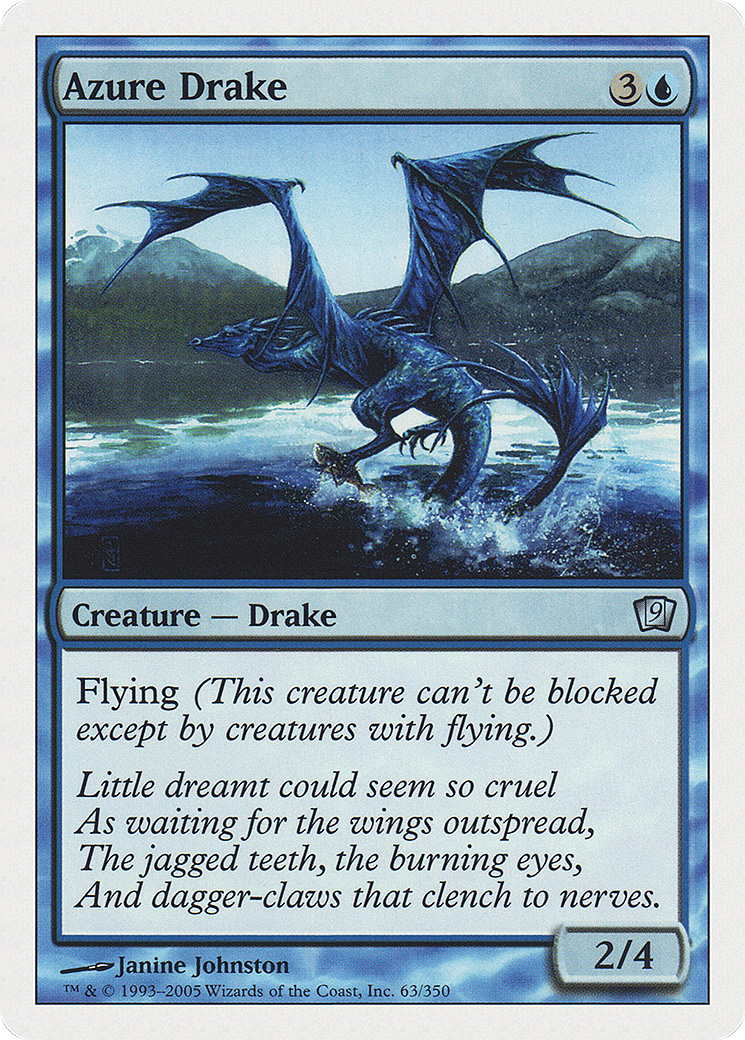 Azure Drake (9ED-063) [9th Edition]