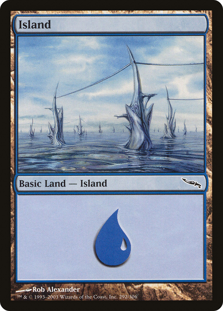 Island (MRD-292) [Mirrodin] Foil
