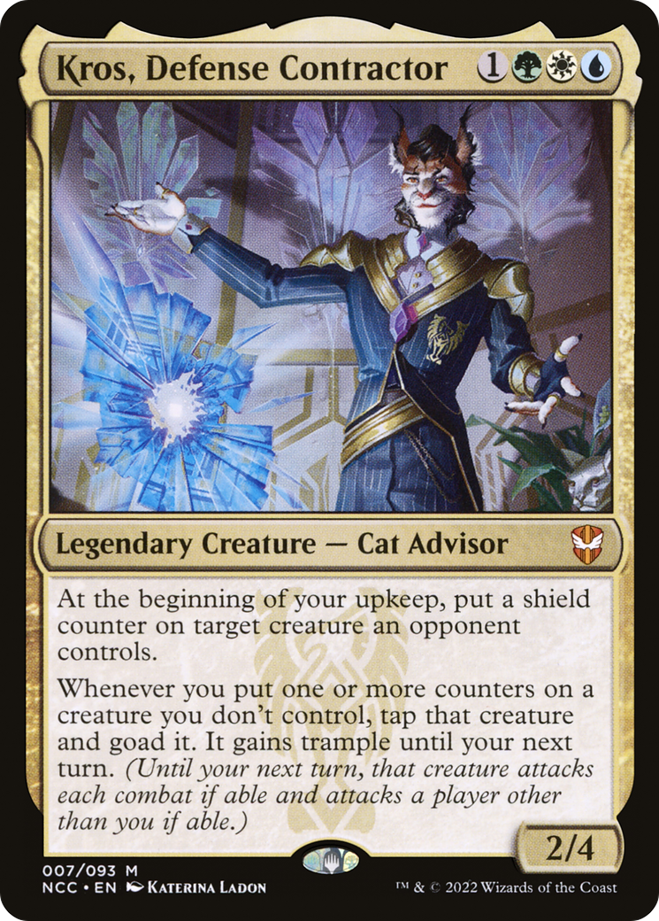 Kros, Defense Contractor (NCC-007) [New Capenna Commander] Foil