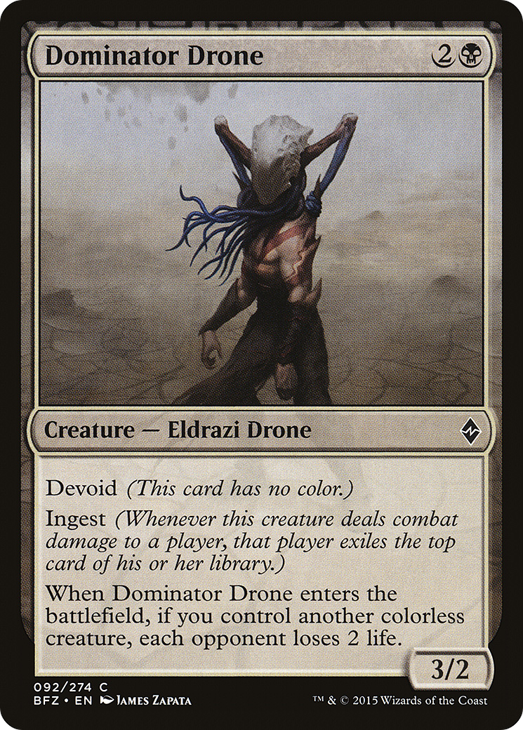 Dominator Drone (BFZ-092) [Battle for Zendikar]