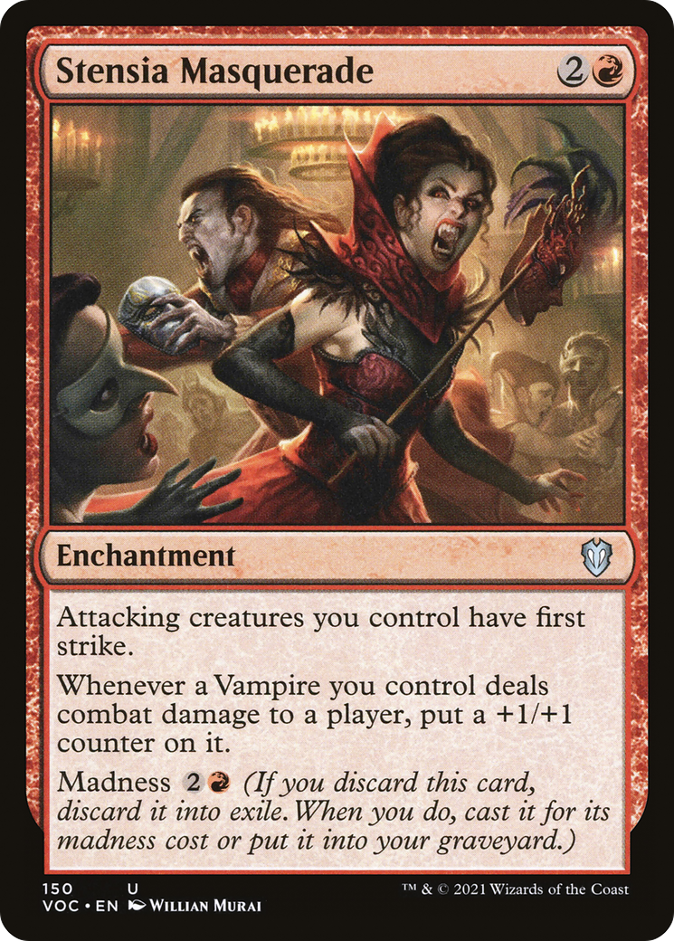 Stensia Masquerade (VOC-150) [Crimson Vow Commander]