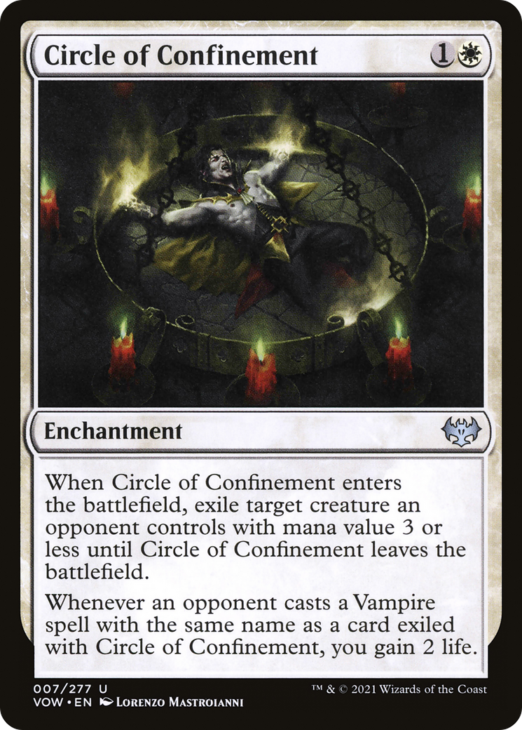 Circle of Confinement (VOW-007) [Innistrad: Crimson Vow] Foil
