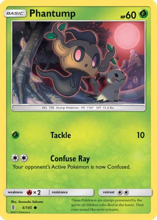 Phantump (006/145) [SM  Guardians Rising] Reverse Holofoil - Common