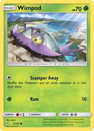 Wimpod (008/145) [SM  Guardians Rising] - Common
